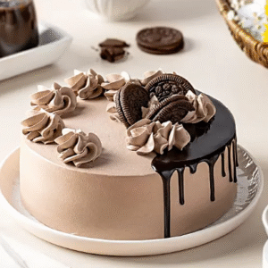 Chocolate Caramel Fudge Cake Half Kg Eggless