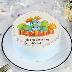 Vanilla Birthday Celebration Cake