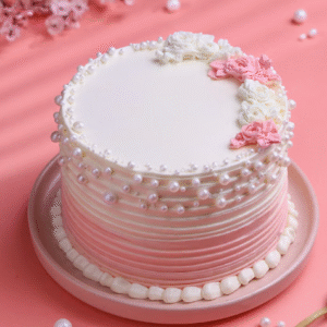 Pearl Blush Pastel Cake