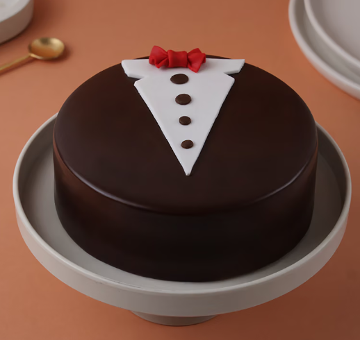 Fatherly Shirt Chocolate Cake