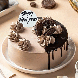 New Year Chocolate Cake Half kg