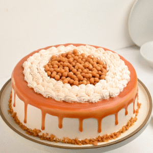 Eggless Melting Butterscotch Bliss Cake