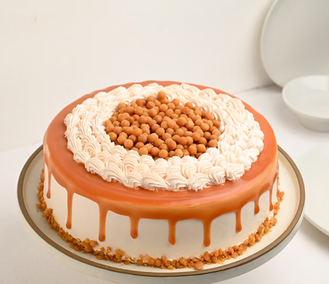Eggless Melting Butterscotch Bliss Cake