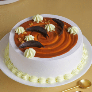 Caramel Glaze Butterscotch Cake