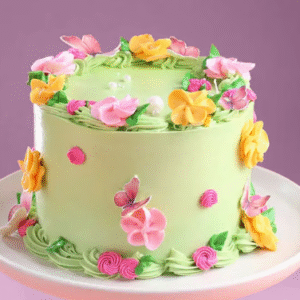 Blooming Garden Theme Cake