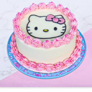 Vanilla Pinky Kitty cake