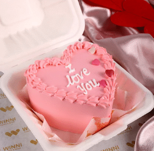 I Love You Mini Vanilla Cake 300 Gm