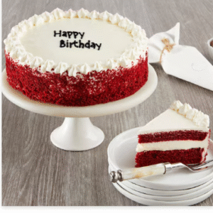Red Velvet Name Cake