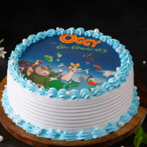 Oggy Vanilla Poster Cake