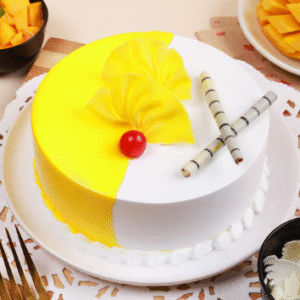 Exotic Blissful Mango Cake