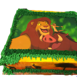 Simba and Friends Photo cake