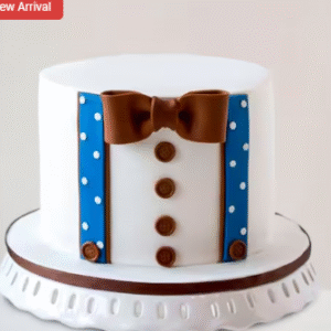 Gentleman Chocolate Fondant Cake