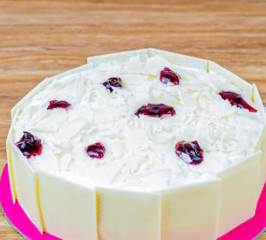 Tempting Whiteforest Cake