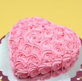Strawberry Rose Cake