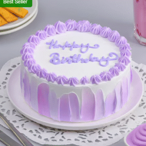 Floral Vanilla Cream Cake