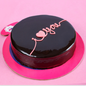 I Love You Truffle Cake